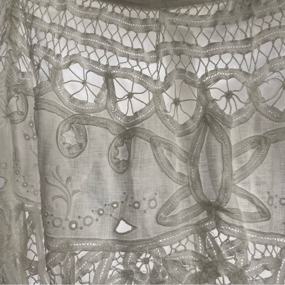 Polo by Ralph Lauren Battenberg-Lace Linen White Midi/Maxi Skirt size 14 NWT - Picture 5 of 15